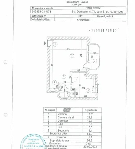 Parcul Oraselul Copiilor, apartament 2 camere, mobilat & utilat.